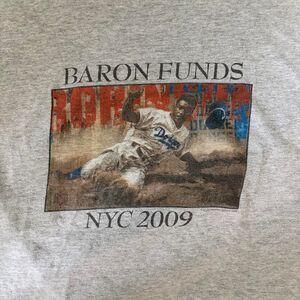 2009 Jackie Robinson Brooklyn Dodgers Stephen Holland Graphic Tee L